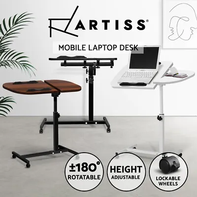 $59.95 • Buy Artiss Laptop Desk Portable Mobile Computer Table Stand Adjustable Bed Study