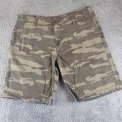 Carbon Shorts Mens Size 34  Camouflage Baggy Straight Hip Hop Streetwear Denim • $15.99