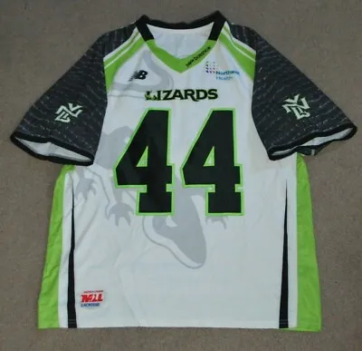 2020 New York Lizards Game Worn Issued Jersey New Balance Lacrosse Long Island • $49.95