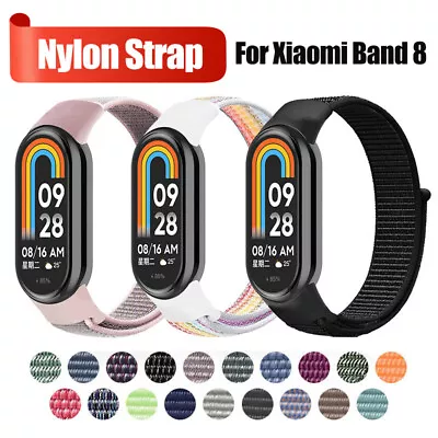 Replacement Nylon Loop Strap For Xiaomi Band 8 NFC Smart Band Bracelet Wristband • $4.66