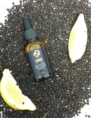 Sher Tonic Beard Oil - Lemon & Black Pepper- Spicy • £6.50