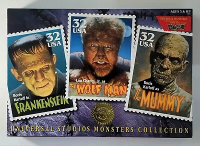 Usps Universal Studios Monsters Collection 12  Figure 3 Pack 1997 Frankenstein + • $99.99