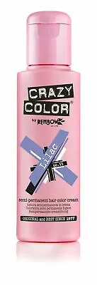 CRAZY COLOR SEMI PERMANENT HAIR DYE 100ml - All Colors - !!Free UK Postage !! • £5.95