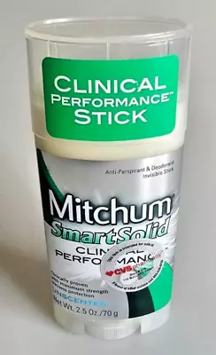 Mitchum Smart Solid Antiperspirant And Deodorant Stick Unscented 2.5 Oz  • $16.99