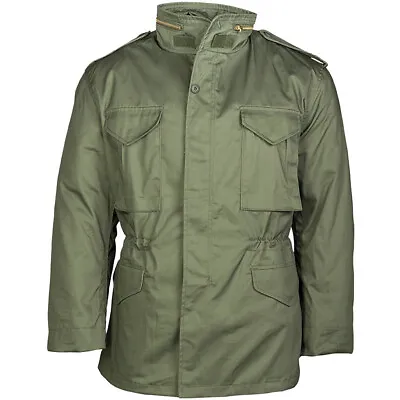 Classic M65 Army Combat Field Jacket Military Patrol Style Mens Coat Olive S-5xl • £70.95