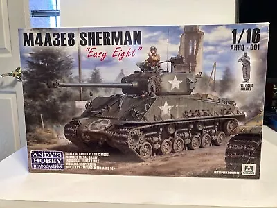 Andy's Hobby Headquarters Takom 1/16 M4A3E8 Sherman Easy Eight Tank AHHQ - 001 • $110