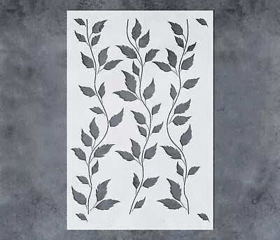 GSS Designs Large Reusable Vine Leaf Stencils For Painting On Wall For Decor • $25.98