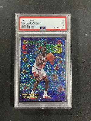 1997-98 Topps Season's Best Shooting Stars #6 Michael Jordan PSA 7 New Slab • $244.99