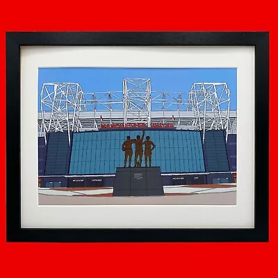 Manchester United Old Trafford Stadium Print Man Utd • £10