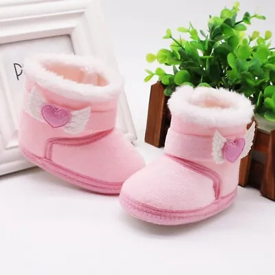 Infant Baby Girl Boys Toddler Slippers Socks Shoes Boots Winter Warm Crib Shoes  • £6.89