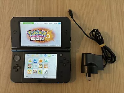 'New' Nintendo 3DS XL - Metallic Grey - Charger- Pokemon Sun Game - Tested • $369