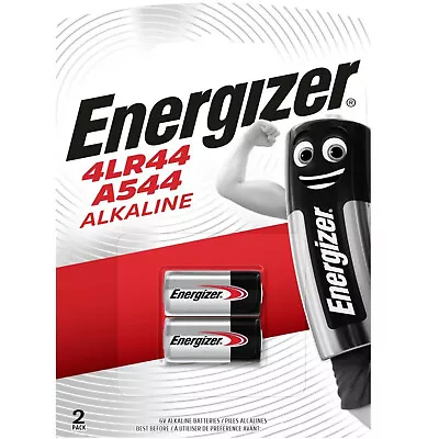 2 X ENERGIZER A544 4LR44 28A Alkaline Battery 6v PX28  • £4.99