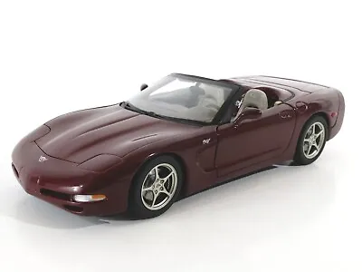 2003 Chevrolet Corvette C5 50th Ed Maroon Autoart 1:18 Metal Model Car • $200