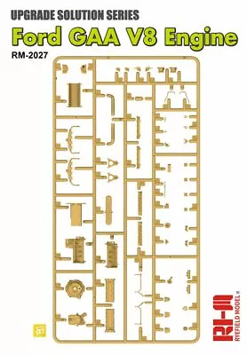$10.43 • Buy RYEFIELD MODEL RFM RM-2027 1/35 GAA V8 Engine For M4 Tank