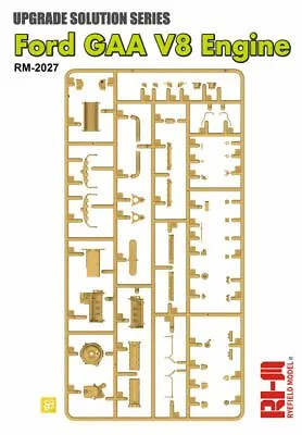 RYEFIELD MODEL RFM RM-2027 1/35 GAA V8 Engine For M4 Tank • $17.83