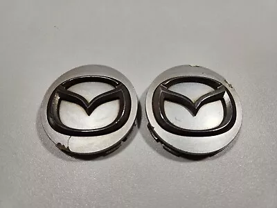 Pair Mazda Alloy Wheel Centre Caps 2031703 2006 Tribute Hub Caps Emblem Rim OEM • $19