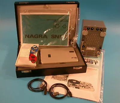 Nagra SNST Mini Spy Tape Recorder & DSP Playback Unit + Mics - Israeli Gov Issue • $17999