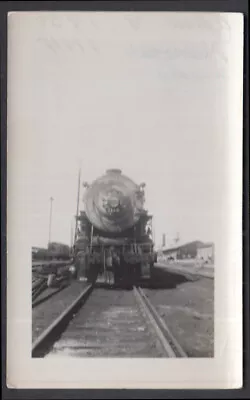 Western Maryland RR I-2 2-10-0 Steam Locomotive Photo 1950 Nose View Hanover • $7.49