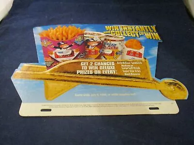 1996 Monopoly Game McDonald's Store Display Promo Sign • $16.50