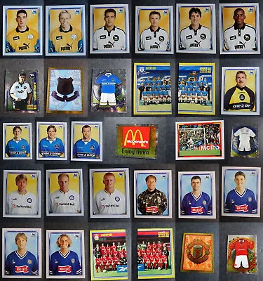 1998 Merlin Premier League Soccer Sticker Cards Complete Your Set U Pick 201-400 • $0.99