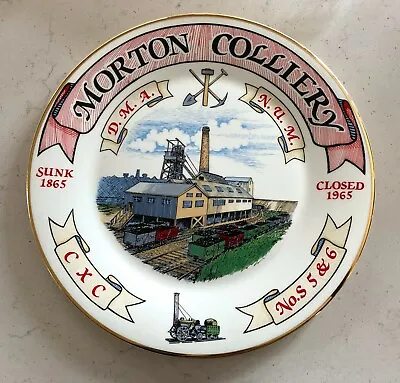 MORTON COLLIERY PLATE Miners / Mining Collector Memorabilia RARE Limited Edition • £29.99