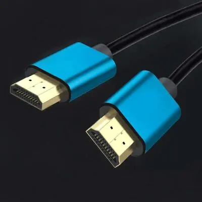 Premium 4K HDMI Cable 2.0 High-Speed Gold-Plated Lead 2160p 1080p 3D 2D UHD HDTV • £3.05