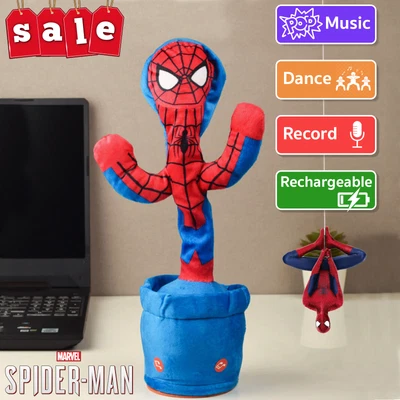 £14.99 • Buy 12  New Dancing🕷Spiderman Plush Toy Recording Talking Birthday Gift Marvel Kid