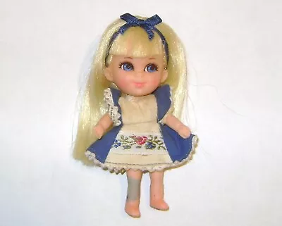 Vintage ALICE In WONDERLIDDLE KIDDLE DOLL!  1968 Fair Cond TLC!  FREE Shipping! • $29.95