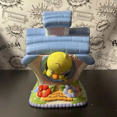 Looney Tunes Gibson Warner Tweety Bird Home Tweet Home Ceramic Cookie Jar 11  • $38