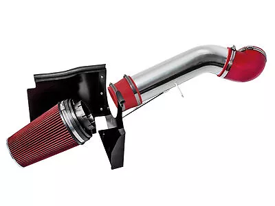 Cold Heat Shield Air Intake + RED Filter For 07 Silverado Sierra CLASSIC 1500 V8 • $69.89