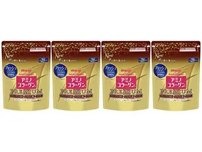 Pack Of 4 Meiji Amino Collagen Premium Powder 196g • $147.08