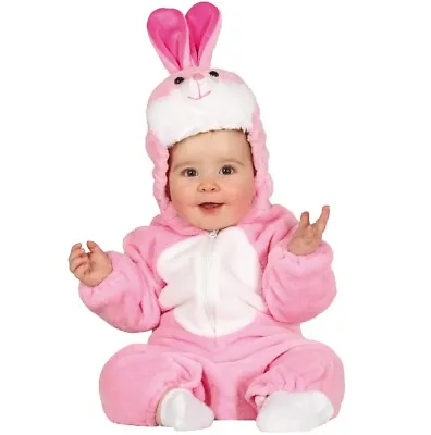 £19.99 • Buy Baby & Toddler Bunny Rabbit Fancy Dress Costume Childs Pink Animal Suit Fg
