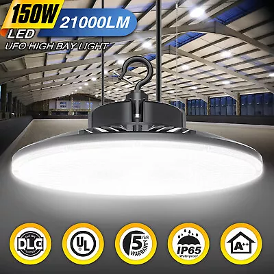 UFO Led High Bay Light 150Watt Dimmable Commercial Warehouse Factory Shop Lights • $63.54