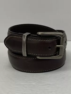 Dickies 30mm Men’s Casual Brown Leather Work Belt - Size 40 - EUC • $11.99