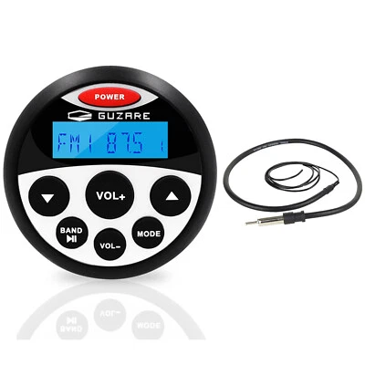 $59.98 • Buy Marine Stereo Bluetooth Digital Media System Unit Boat Radio With FM AM Antenna