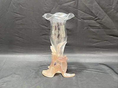 Daum France And Jean Boggio Mermaid Crystal And Glass Vase Excellent Condition • $400