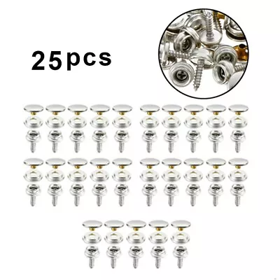 For Car Hoods Marine Canvas Cover Screw Stud Fastener Snaps Buttons Socket 75pcs • $15.08