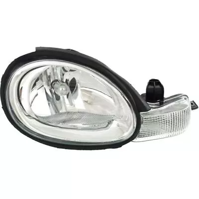 Headlight For 2000-02 Dodge Neon Right Passenger Side Chrome Housing Clear Lens • $67
