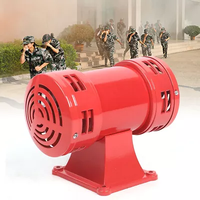 Air Siren 140db Industrial Siren Motor Driven  Siren MS-490 Air Raid Horn • $66