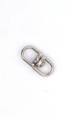 £1.99 • Buy Double Eye Swivel Clasp Link Connector Stainless Steel D Ring Connectors Keyring