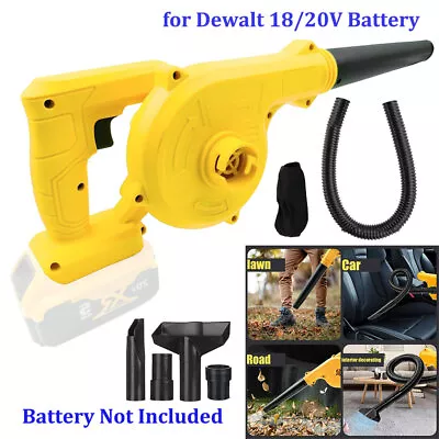 Cordless Leaf Blower For Dewalt 20V Battery 2-in-1 Electric Leaf Blower&Vacuum • $47.99