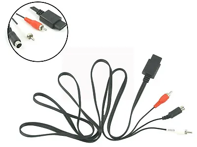 New S-Video Cable For Nintendo SNES N64 Game Cube S Video SVHS 6ft • $6.87