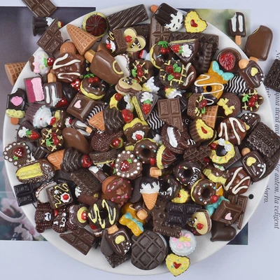 $16.53 • Buy Chocolate Gifts Crafts Nail Decoration Scrapbooking Supplies Slime Charms Beads