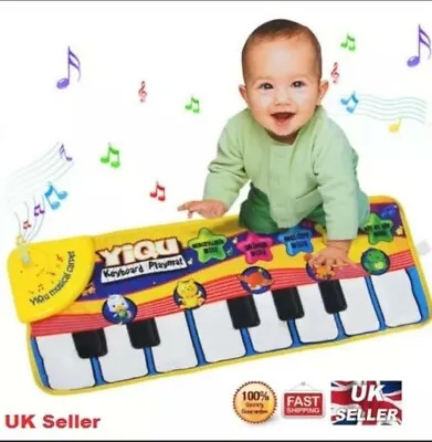 £7.50 • Buy 🔥SALE🔥 Musical Kid Piano Baby Play Mat Animal Educational Soft Kick Toy Uk