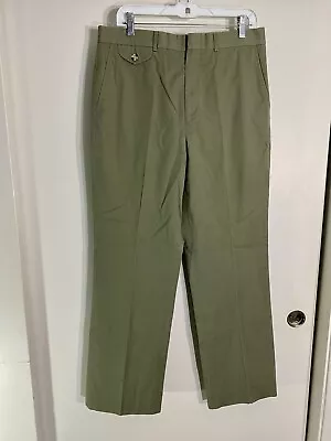 Vintage Abercrombie & Fitch Pants Khakis Made In British Hong Kong 34 Green 34 • $55