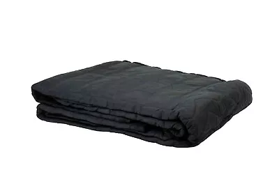 Sound Dampening Blanket 96  X 80  Black Woven Cotton/Polyester • £59.77
