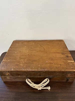 Vintage Winsor & Newton Artists Wooden Paint  Box W Pallete  17.5 X 4.5 X 13  • $139