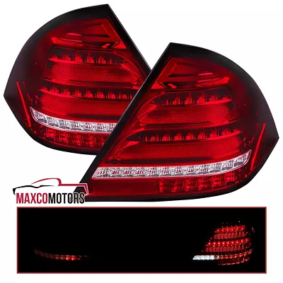 Red Tail Lights Fits 2001-2004 Mercedes-Benz W203 C-Class LED Sequential Signal • $192.14