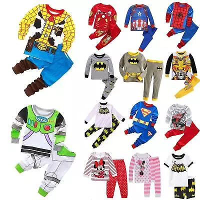 Baby Cosplay Toys Story Buzz Woody Superhero Fancy Dress Costume Boys Pyjama Set • $21.77
