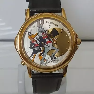 Vintage 1998 Armitron Looney Tunes Mel Blanc Voice Bugs Bunny Daffy Duck Watch • $19.95